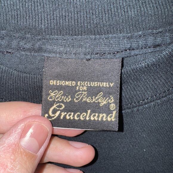 Vintage 90s Elvis Lonely Street Shirt Size Medium - Picture 3 of 5